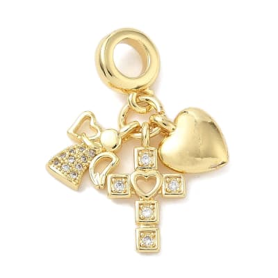 CHARMS B/O RELIGIOSO, CRUZ, ANGEL Y CORAZON 28.5MM CON CIRCONES1