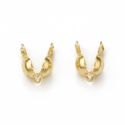 TAPA NUDO B/O 18K 6X3MM AGUJ:1.2MM POR GRAMO