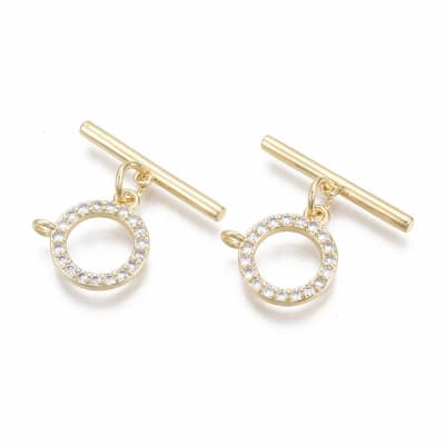 BROCHE MARINERO B/O TIMON CON ZIRCONES 19MM