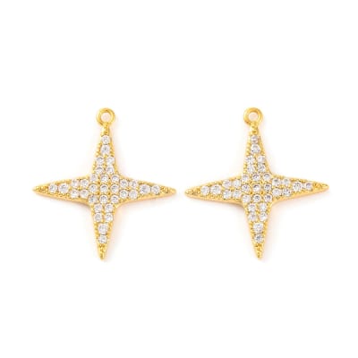 COLGANTE B/O DESTELLO CON ZIRCONES 20.8x18.9x1.9MM1