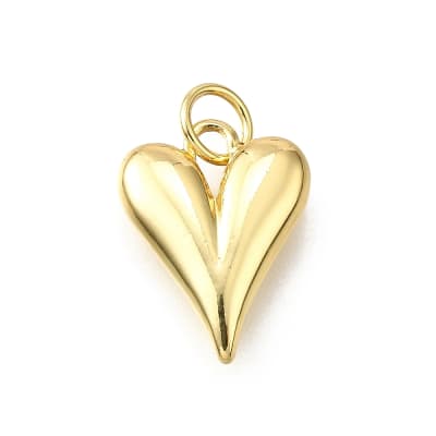COLGANTE B/O CORAZON INFLADO ALARGADO 15x11.5x3MM