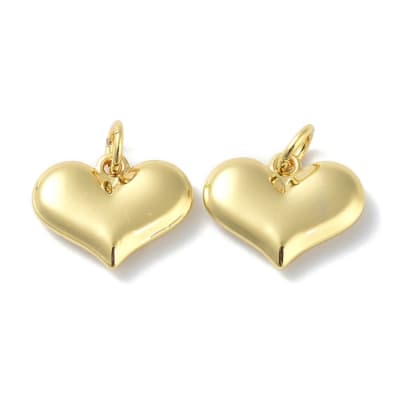 COLGANTE B/O CORAZON INFLADO 14X11MM