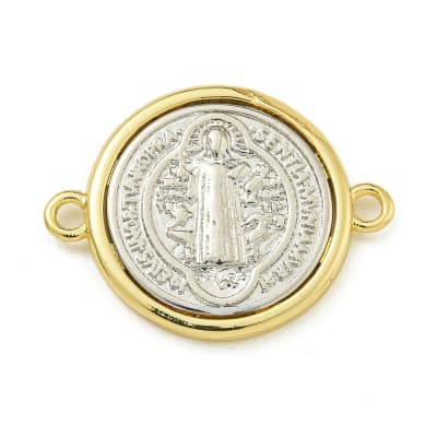 CONECTOR B/O Y B/PLATINO SAN BENITO 26x20x3mm