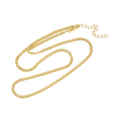 CADENA LISTA B/O DOBLE ESLABON 2.5MM 45.3CM