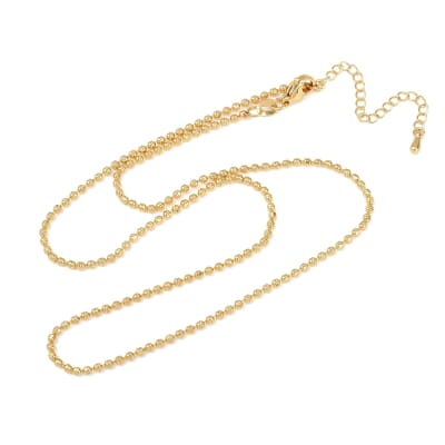 CADENA LISTA B/O MILITAR FACETADO 2MM 45.1CM