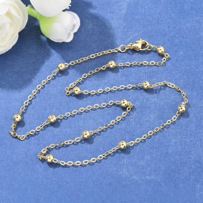 CADENA LISTA B/O ESLABON CON BALIN 44.2CM1