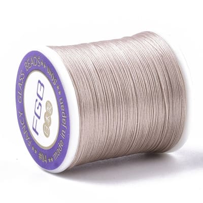 HILO PARA PEYOTE 0.1MM SALMON OSCURO 50MTRS1