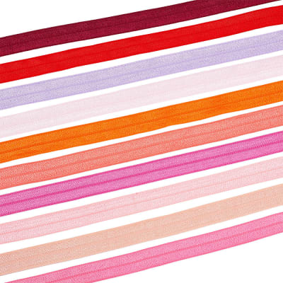 CINTA ELASTICA COLORES METALICOS ZURTIDOS 30MTS