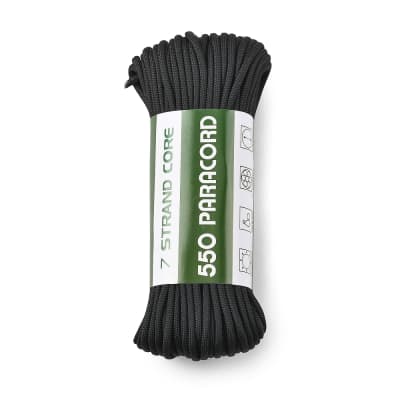 CORDON PARACORD NEGRO 4MM1