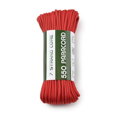 CORDON PARACORD ROJO 4MM