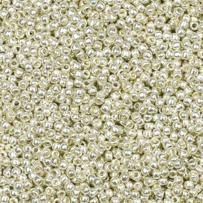 MOSTACILLA ROCALLA GR 11/0 PLATA GALVANIZADO 2.2MM AGUJERO 0.8MM