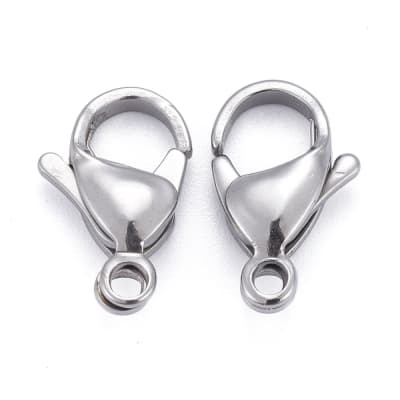 BROCHE LANGOSTA ACERO INOX. 15MM