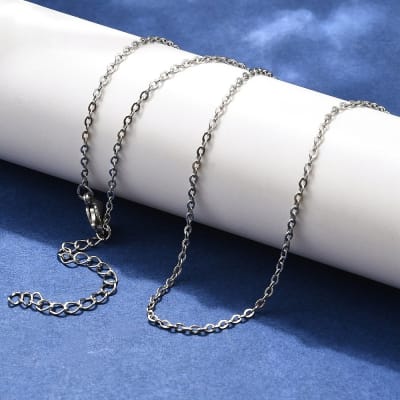 CADENA LISTA ACERO INOX. ESLABON 45.5CM1