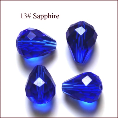 CRISTAL DETALLADO GOTA AZUL IMITACION SWAROSKY 8x10MM1