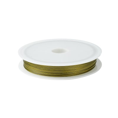 GUAYA DE ACERO INOX DORADO 0.38MM 60M