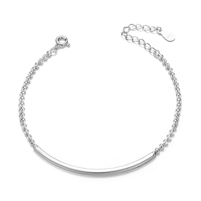 PULSERA BALINES PLATA 925 16CM1