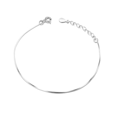 PULSERA SERPIENTE PLATA 925 16CM