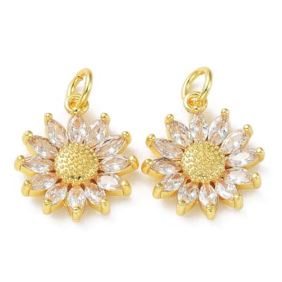 COLGANTE B/O GIRASOL CON ZIRCONES 20X17MM1