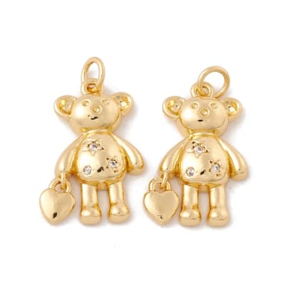 COLGANTE B/O OSITO DE PELUCHE CON ZIRCONES2