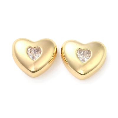 PASADOR B/O CORAZON ZIRCON 13X14MM