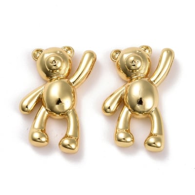 COLGANTE B/O OSITO DE PELUCHE LISO 24X14MM1