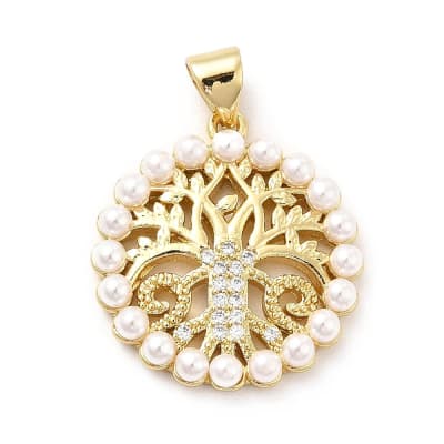 COLGANTE B/O ARBOL DE LA VIDA PERLADO C/ZIRCON1