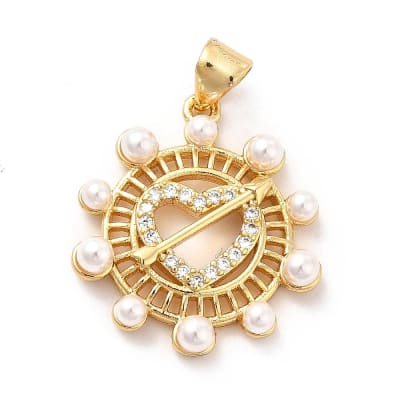 COLGANTE B/O TIMON CORAZON CON PERLAS Y ZIRCON1