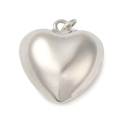 COLGANTE B/PLATINO CORAZON INFLADO 20X18MM1