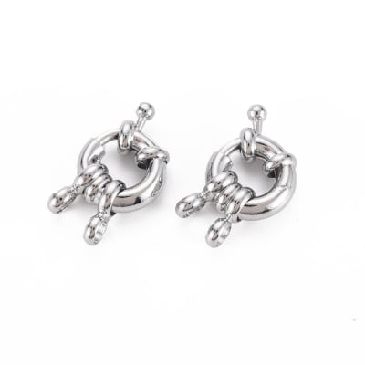 BROCHE SALVAVIDAS B/PLATINO 12MM1