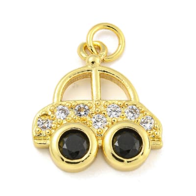 COLGANTE B/O AUTO CON ZIRCONES 18X16MM1