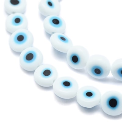 TIRA OJO MURANO BLANCO PLANO 8MM