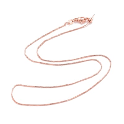 CADENA LISTA B/O ROSA VENECIANA AGUJA 45CM1