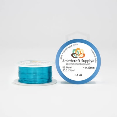 ALAMBRE AMERICRAFT SUPPLY TURQUOISE CALIBRE 281