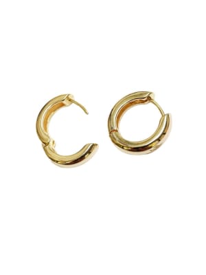 ARO LISTO B/O ARGOLLA HUGGIE GRUESA 18X5MM