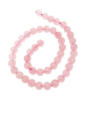 CUARZO ROSA LISO TIRA 10MM
