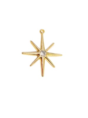 COLGANTE B/ORO ESTRELLA GUIA 3MS CON ZIRCON