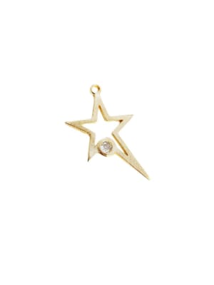 COLGANTE B/ORO ESTRELLA CON ZIRCON ENGASTADO 3MS1