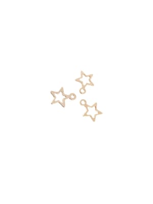 COLGANTE B/ORO MINI ESTRELLA HUECA GRD.1