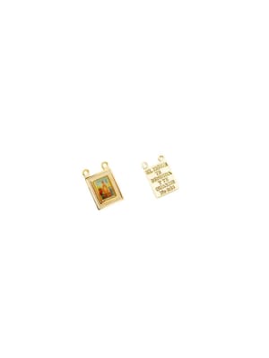 COLGANTE B/ORO ESCAPULARIO VIRGEN DEL VALLE 8X10MM