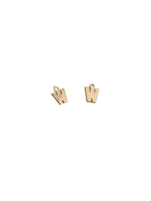 COLGANTE B/ORO INICIAL MINI W 8X5MM