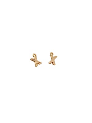 COLGANTE B/ORO INICIAL MINI X 8X5MM