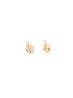 MINI DIJE B/ORO VIRGEN DE LOS RAYOS