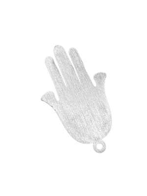 COLGANTES DE ALUMINIO MANO DE FATIMA 55X33MM