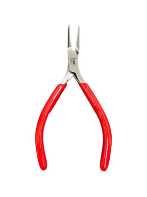 ALICATE PUNTA EXTRA FINA MANGO ROJO BEAD SMITH1