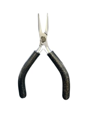 ALICATE PUNTA FINA GLITER MANGO NEGRO A.S1