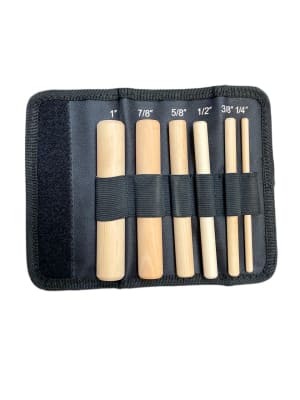 SET DE MANDRILES DE MADERA