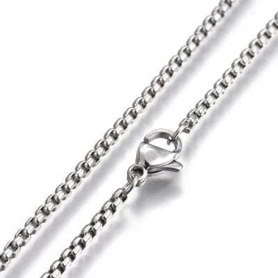 CADENA LISTA ACERO INOX. VENECIANA 60CM