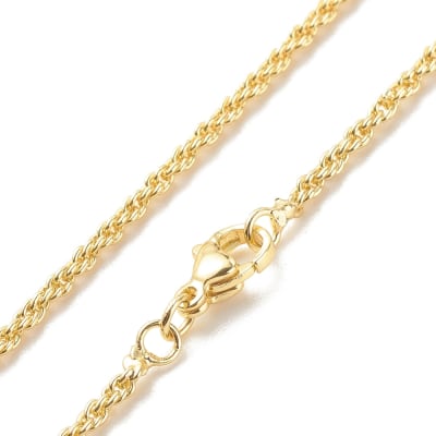 CADENA LISTA B/O DOBLE TORNEADA 45CM