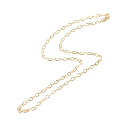 CADENA LISTA B/O ESLABON TEXTURIZADO 45CM1