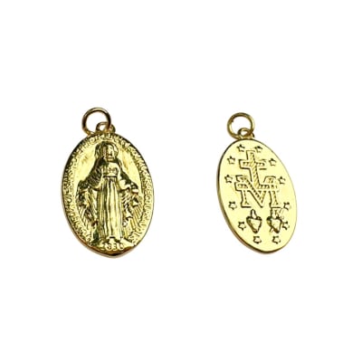 COLGANTE B/O VIRGEN DE LOS RAYOS OVAL 24X14MM1